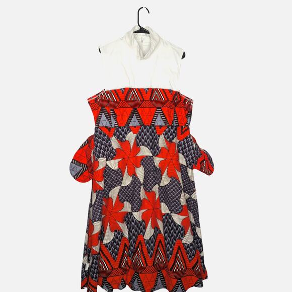 OFUURE African print designer maxi dress 2XL size 18 - 20 - Picture 3 of 15